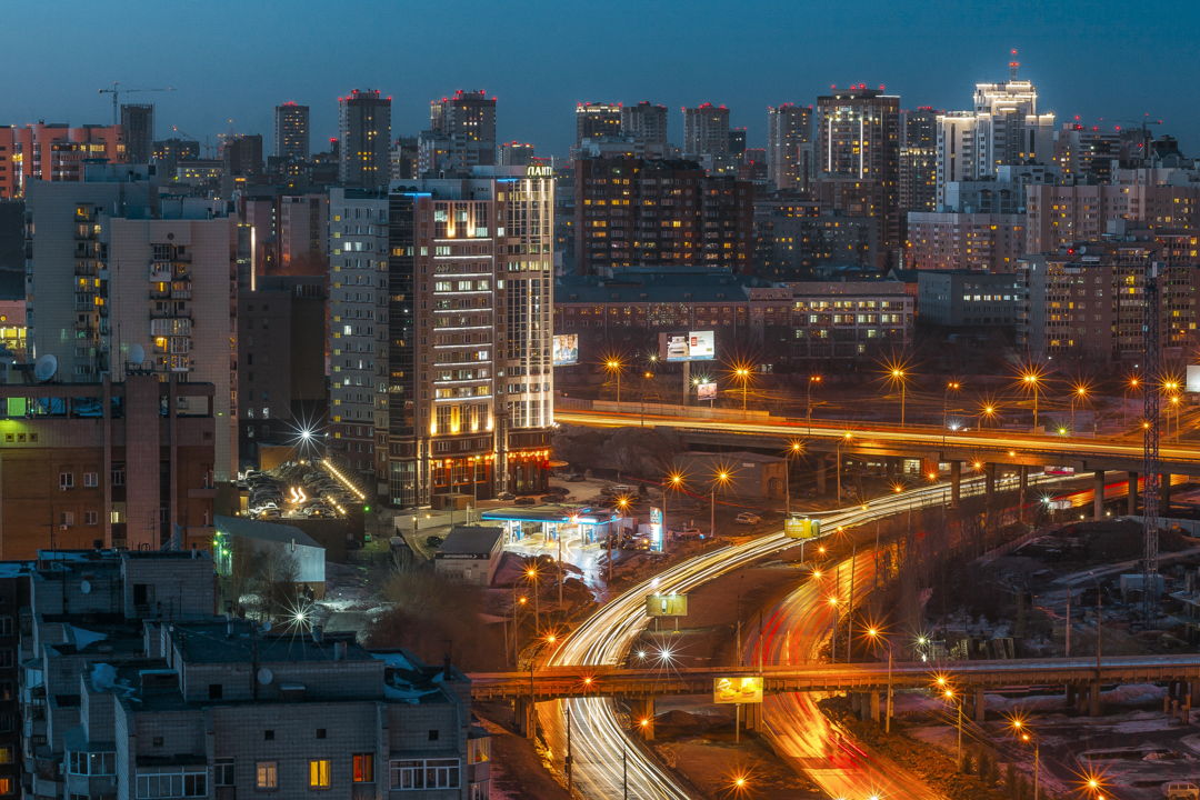 Вечерний Новосибирск на автомобиле — фото 6