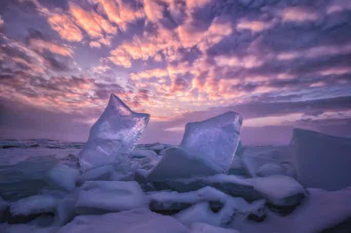 Самый ранний лёд Байкала 