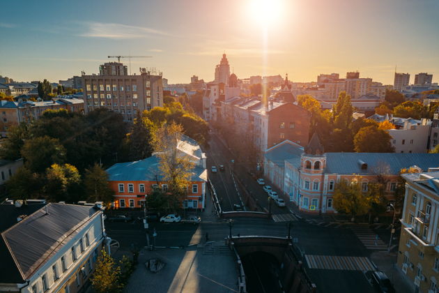 Виды Из крепости в столицу Черноземья