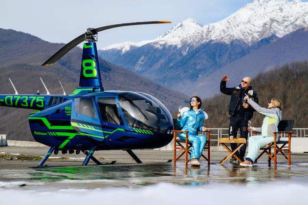 Полёты на вертолёте в Сочи