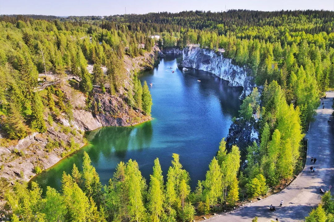 Чудо Карельской природы — Мраморный каньон Рускеала — фото 4