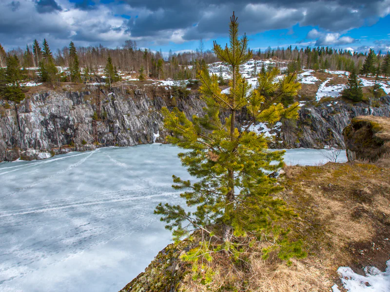 В мини-группе по Карелии: Рускеала, Мраморный каньон и водопады — фото 5, Санкт-Петербург | Покатаем