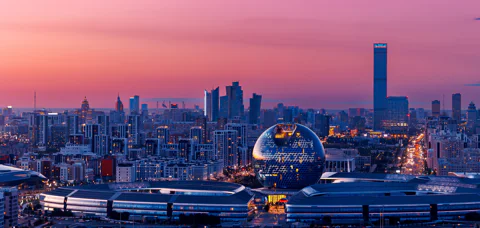 Ночная Астана — город, который не засыпает