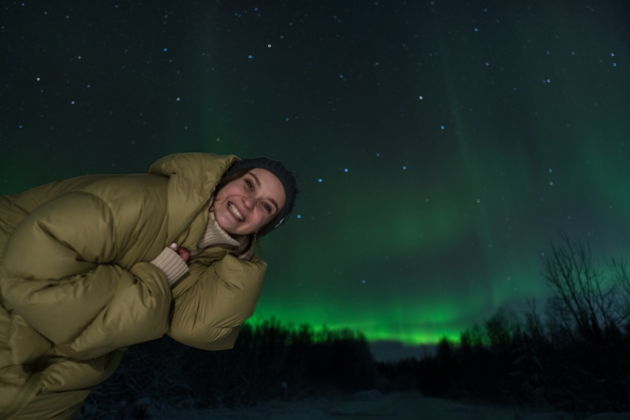 Виды Северное Сияние. Огненная феерия в ледяном небе.