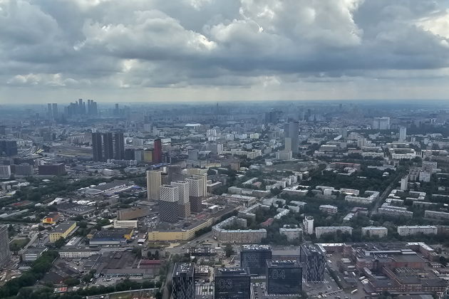 Виды Останкинская телебашня — 337 метров над землей