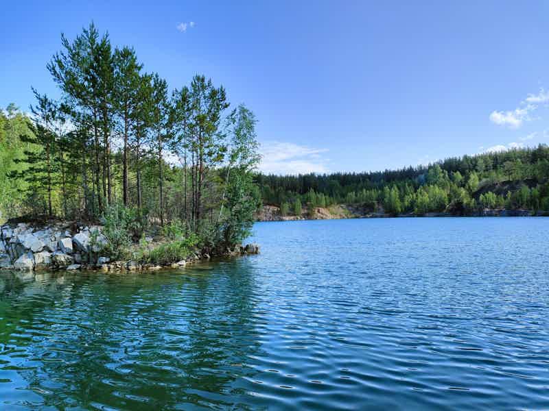 Прогулка по водохранилищу до острова Чингис - фото 2