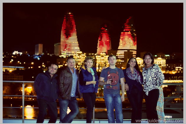 Виды Экскурсия по Ночному Баку