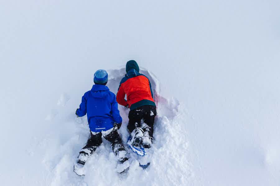 По горе Лисьей на снегоступах - фото 5