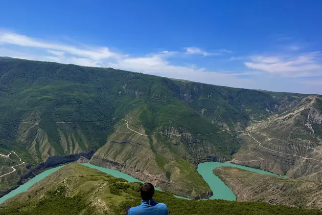 Сулакский каньон, Бархан Сарыкум и пещеры Нохъо из Избербаша — фото 2