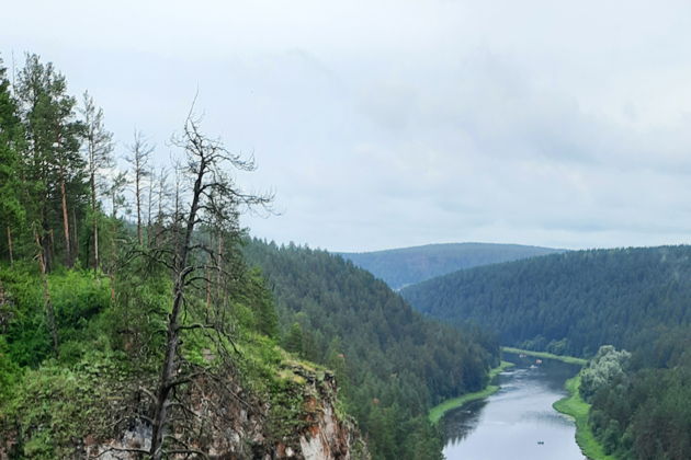 Виды Айские притёсы из Челябинска
