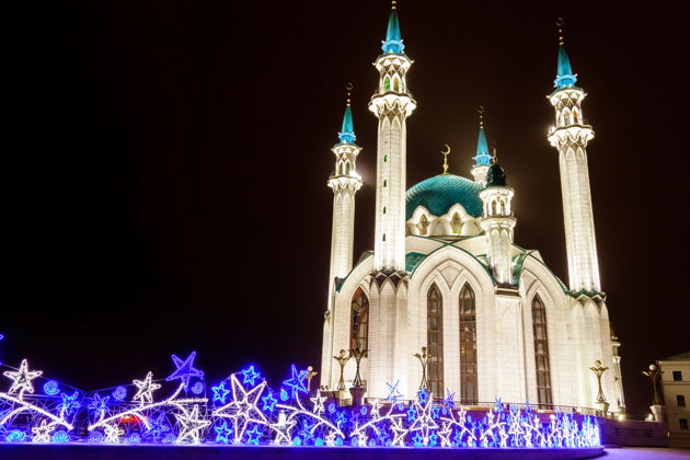 Виды Вечерний новогодний Кремль с легендами и сказками