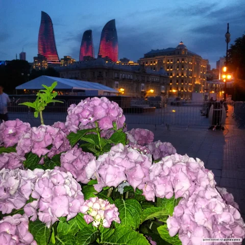 Лучшие панорамы вечернего и ночного Баку!
