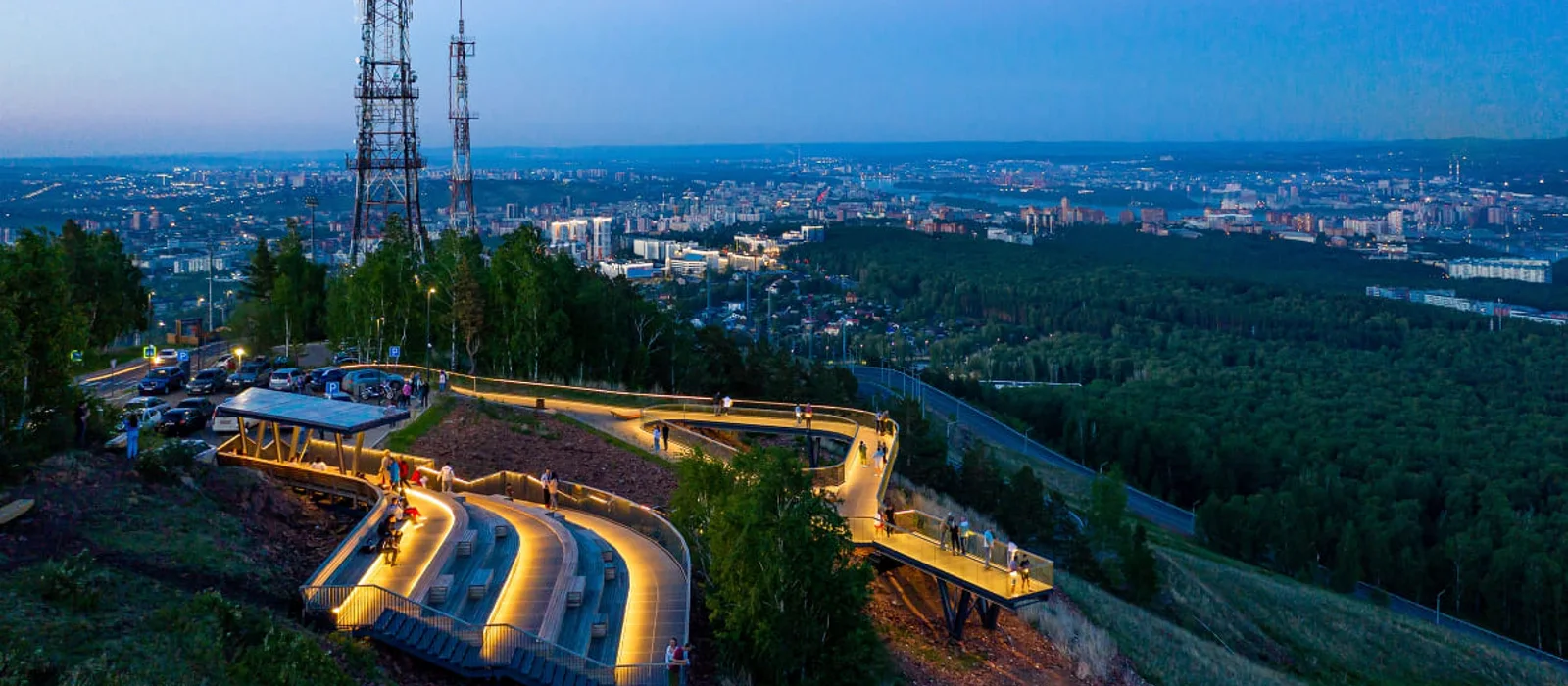 Красноярск как на ладони: лучшие смотровые площадки города — экскурсия, Красноярск, Россия | Покатаем