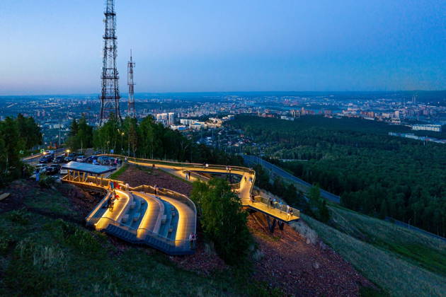 Красноярск как на ладони: лучшие смотровые площадки города