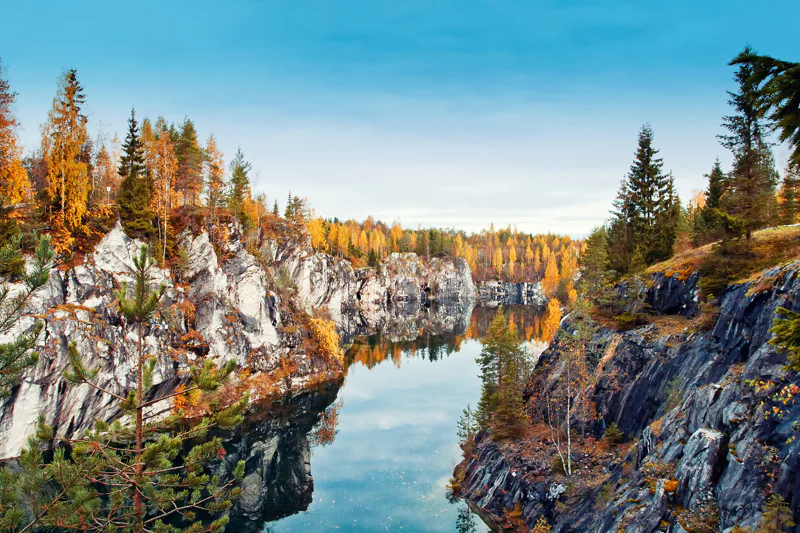В Карелию в мини-группе! Рускеальский мрамор и тот самый ретропоезд — фото 28