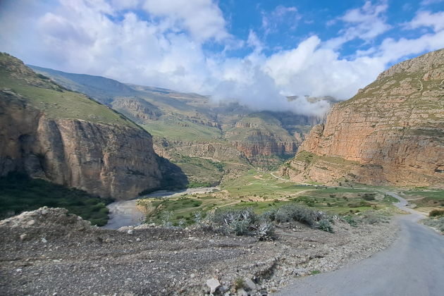 Виды Через горских евреев в село Хыналыг из Баку