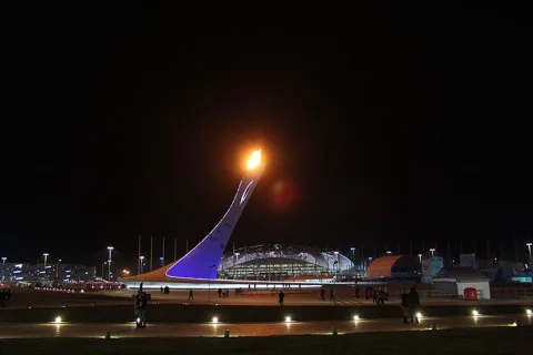 Вечерний Олимпийский парк