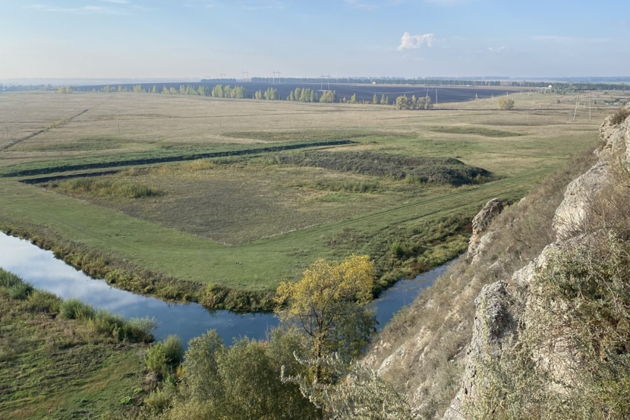 Виды Вокруг Уфы: село Воскресенское и металлургический завод