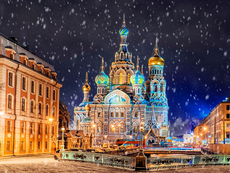 На автобусе по вечернему Петербургу - экскурсия в Санкт-Петербург, Россия