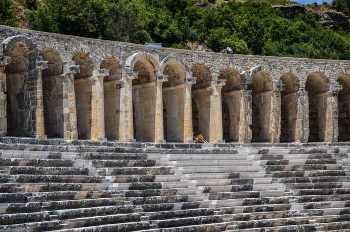 Римский амфитеатр древнего Аспендоса