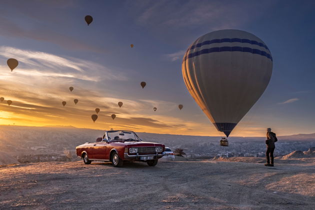 Каппадокия в стиле ретро: прогулка на классическом автомобиле