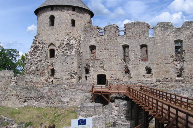 Цесис – неприступная крепость в Балтии