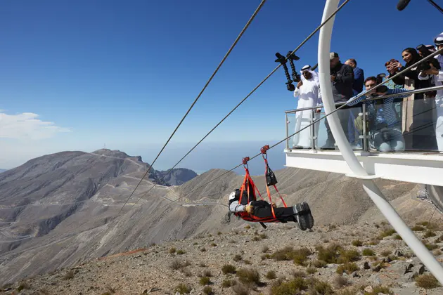 Полет над горными вершинами — ZipLine в Рас-Аль-Хайме — фото 3
