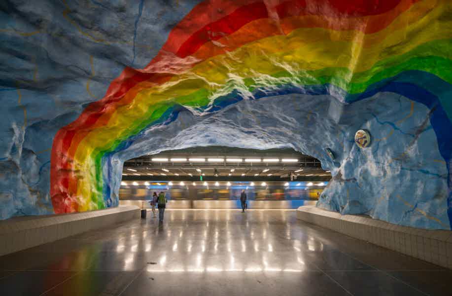 Экскурсия по синей ветке метро Стокгольма - фото 6