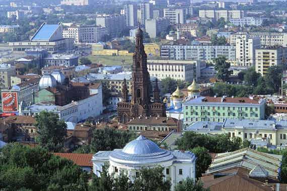 Старинные улицы Казани — Кремлевская и Баумана