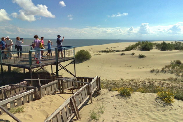 Виды Куршская коса без толпы. Автомобильная экскурсия в национальный парк.