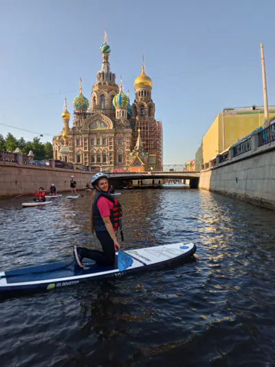 Прогулка на сапах до Спаса на Крови