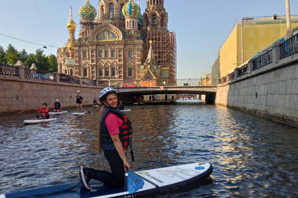 Прогулка на сапах до Спаса на Крови