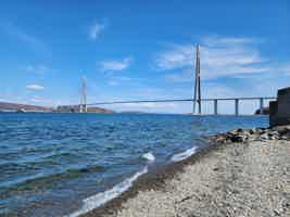 Экскурсия "Жемчужины города V: Владивосток, остров Русский, Стеклянный пляж" - фото отзыва 1