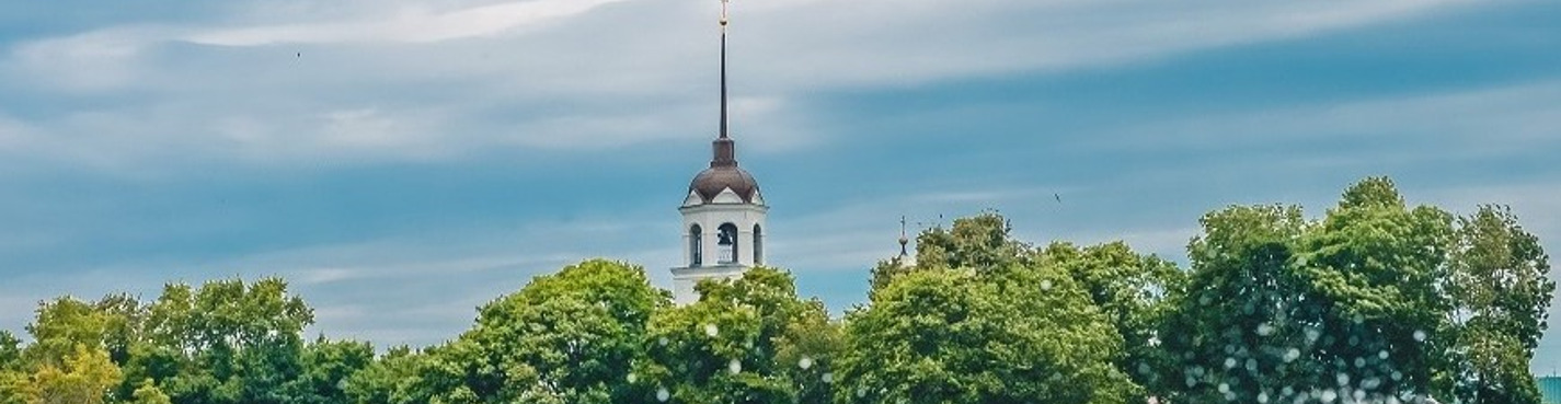 Талабские острова (Залит и Белов) и Спасо-Елеазаровский монастырь