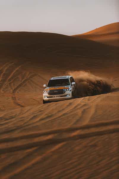 From Dubai: Lehbab desert Safari w/ Camel riding & Sandboarding - photo 1