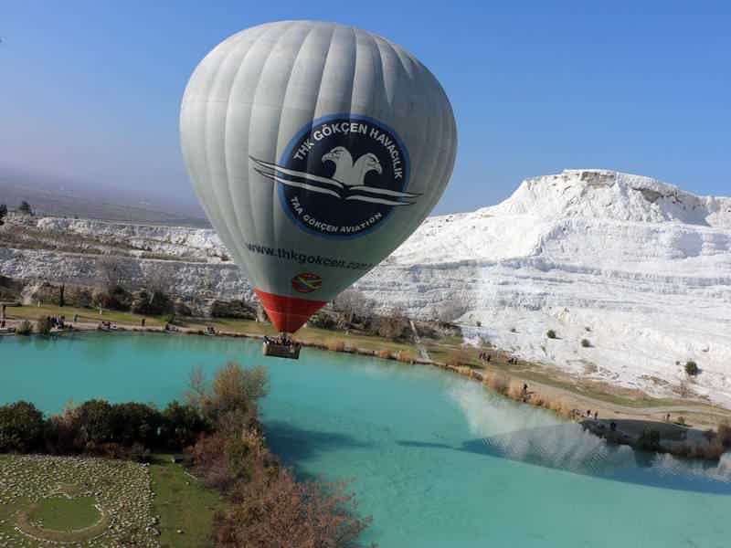 Полет на воздушном шаре в Памуккале из Бодрума + Иераполис и травертины - фото 3