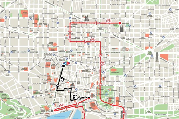 Виды Велотур и пешая прогулка по Барселоне   