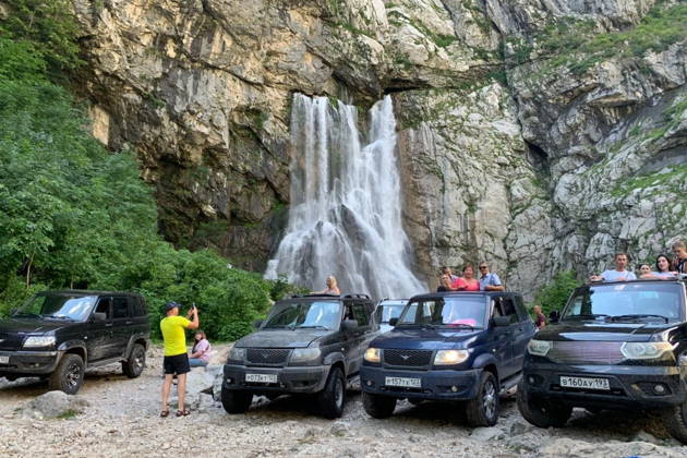 Джип-тур на озеро Рица и Гегский водопад 