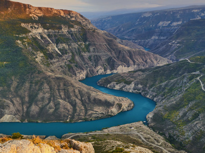 Незабываемые места Дагестана: Сулакский каньон и бархан Сарыкум