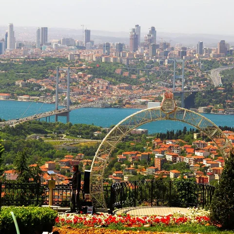 Экскурсия в Азиатской части Стамбула - Величественная Азия взгляд с высоты холма Чамлыджа