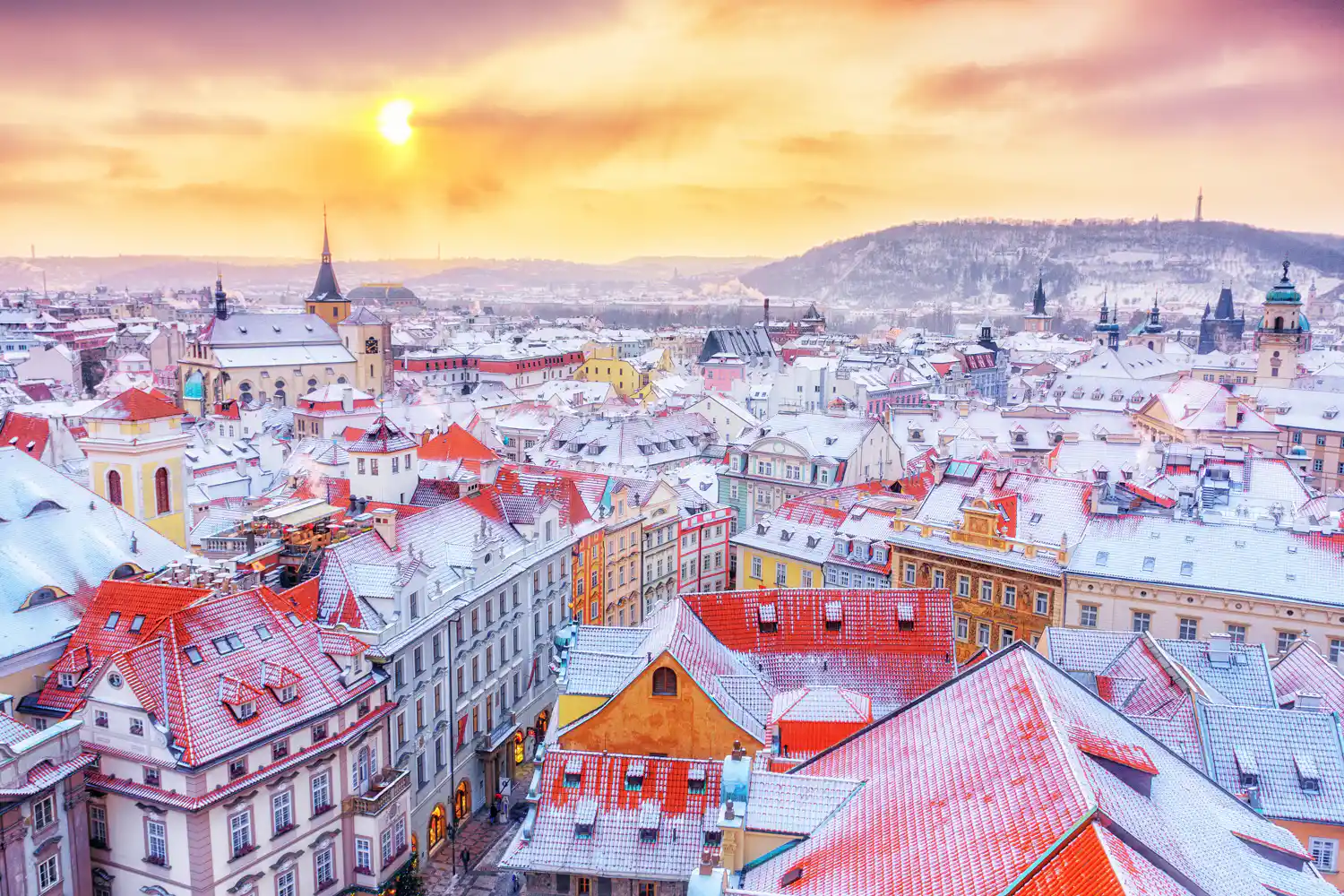 prague winter