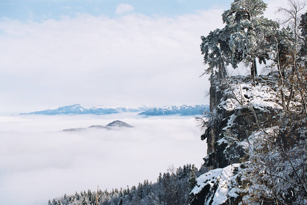 Зимний фототур: скала «Утюг», смотровая площадка «Парящая беседка»
