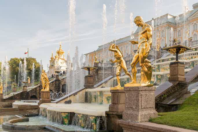 Петергоф на автомобиле