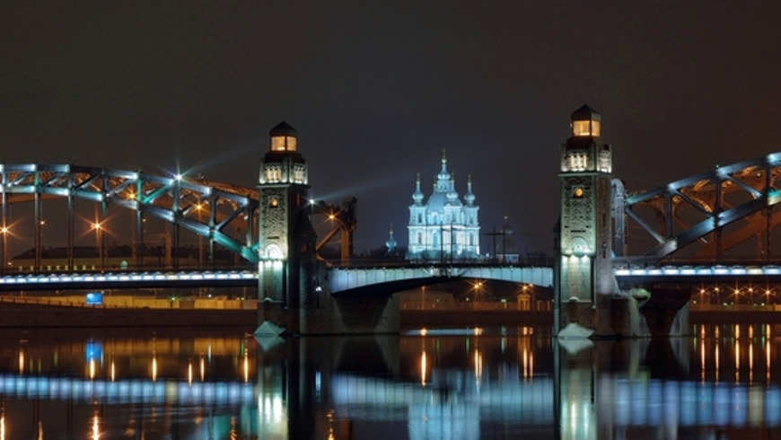 Ночной Санкт-Петербург и разводные мосты