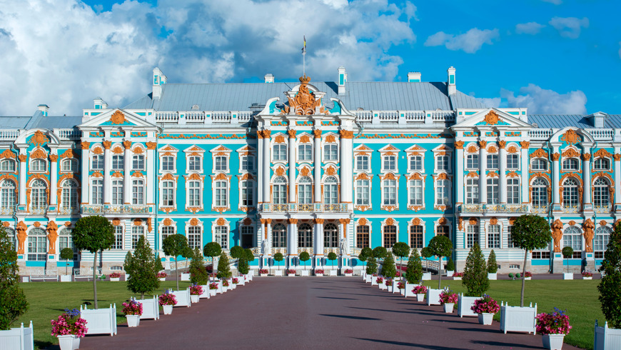 Большая экскурсия в Пушкин — два дворца: Екатерининский и Александровский (с билетами)