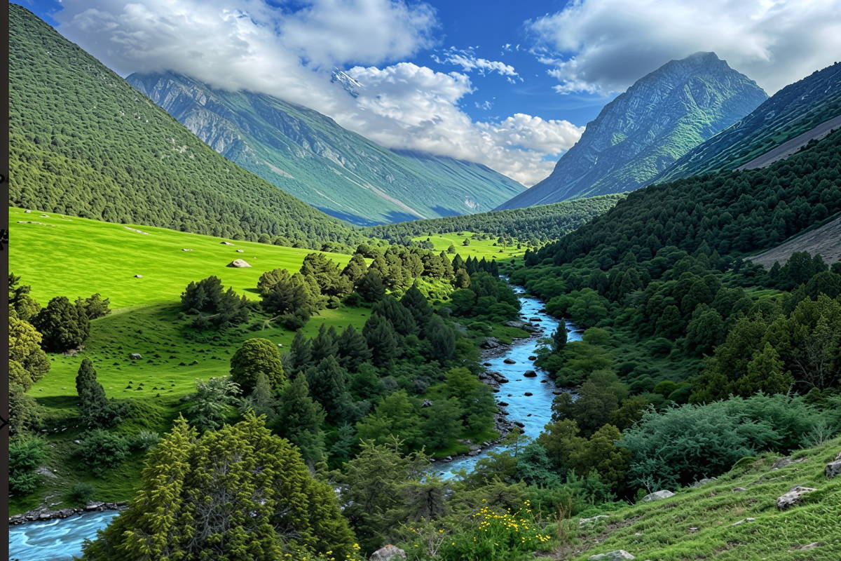 Небесный мост, Аламединское ущелье и центр отдыха Архар