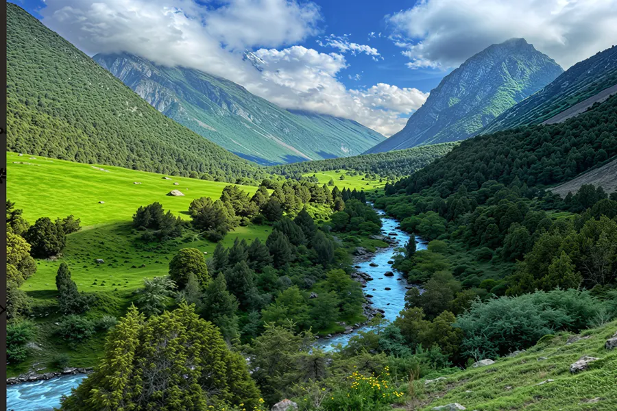 Небесный мост, Аламединское ущелье и центр отдыха Архар — фото 1