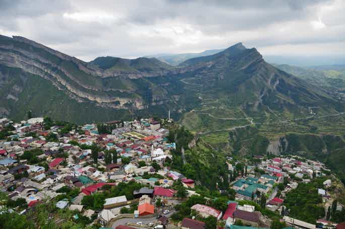 Выше гор — село Гуниб и Карадахская теснина из Дербента