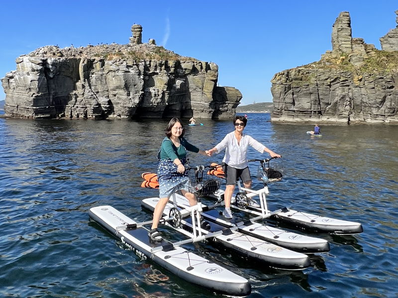 Морская прогулка на водном велосипеде - экскурсия в Владивосток, Россия