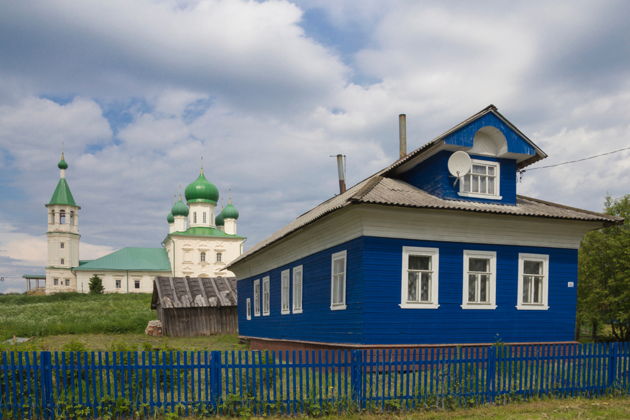 Виды Холмогоры — родина Ломоносова